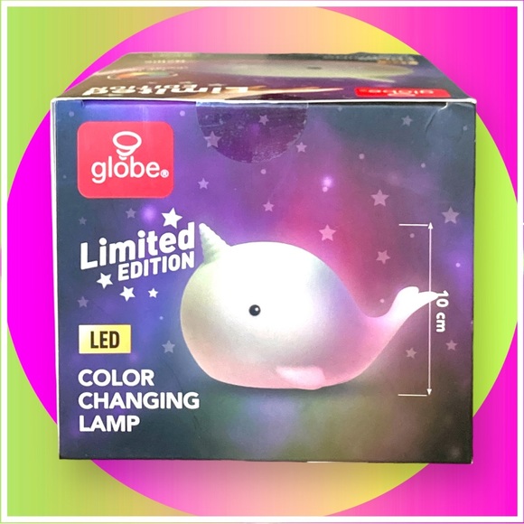 🆕 LED Limited Edition Nellie the Whale Color Changing Rechargeable Tap Lamp - Picture 4 of 12